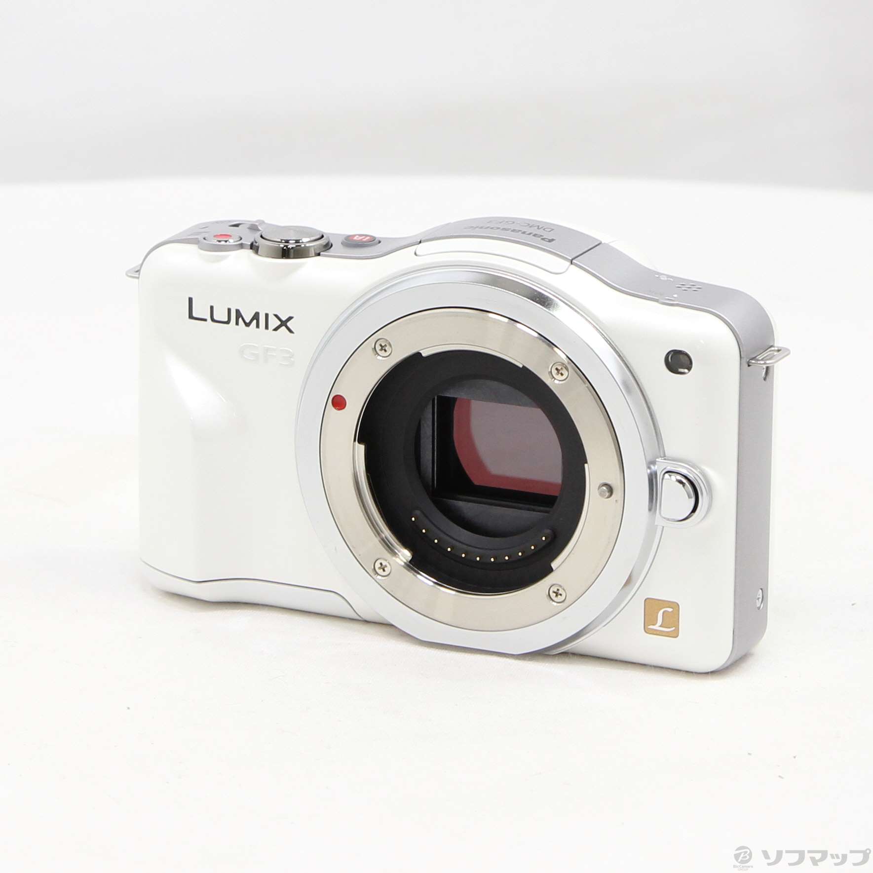 中古】LUMIX DMC-GF3-W ボディ シェルホワイト [2133072336352