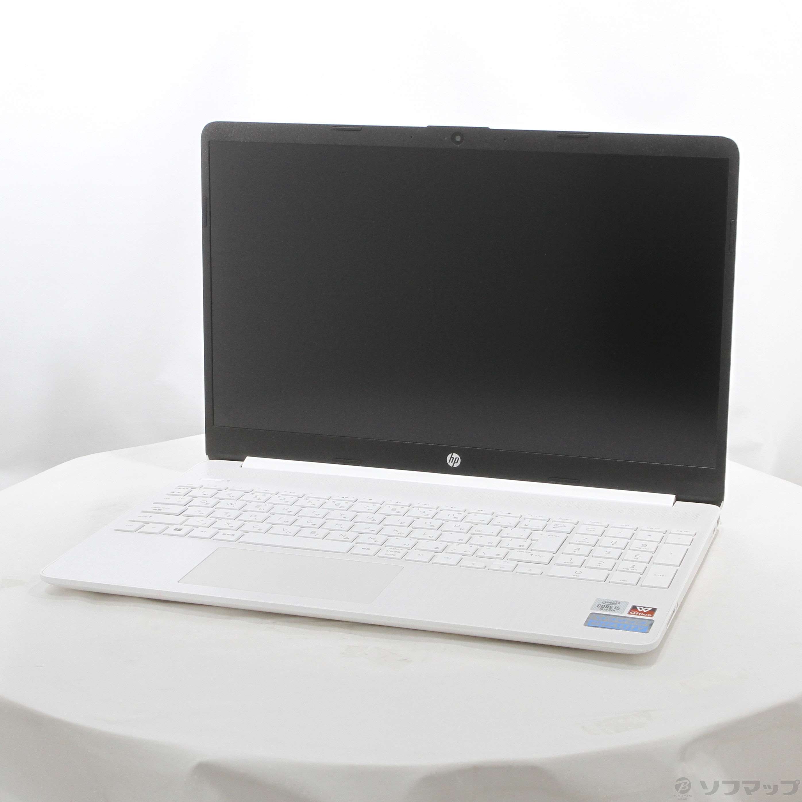 中古】HP 15s-fq1066TU 2Z190PA-AAAA ピュアホワイト 〔Windows 10