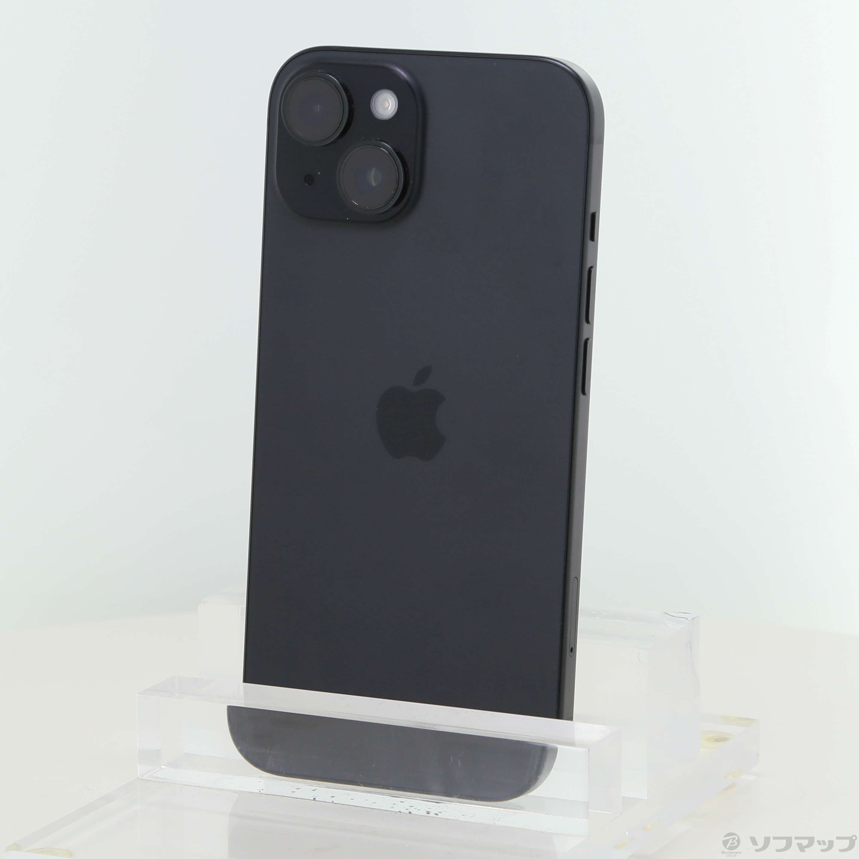 中古】iPhone15 128GB ブラック MTMH3J／A SIMフリー [2133072794169