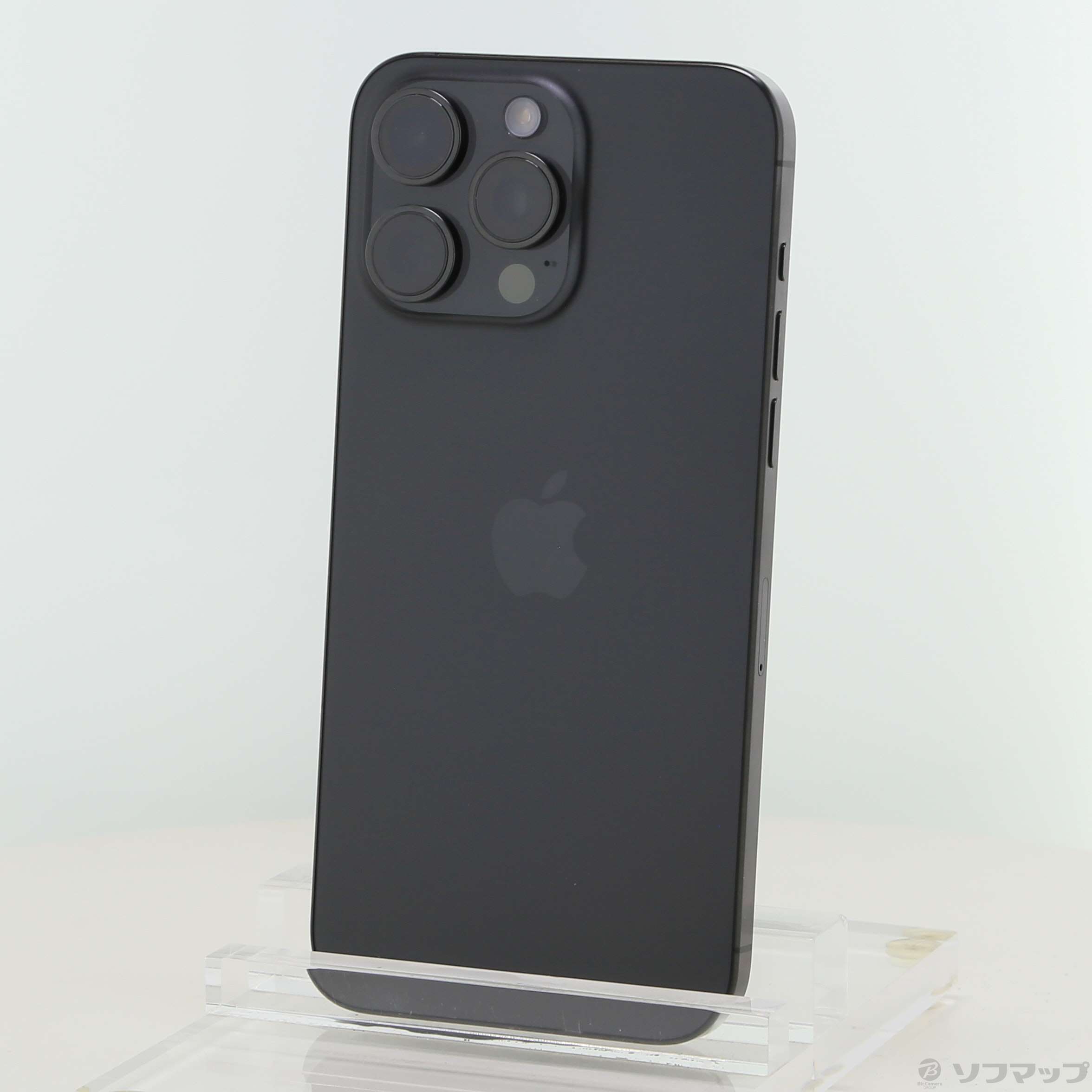 中古】iPhone15 Pro Max 256GB ブラックチタニウム MU6P3J／A SIM