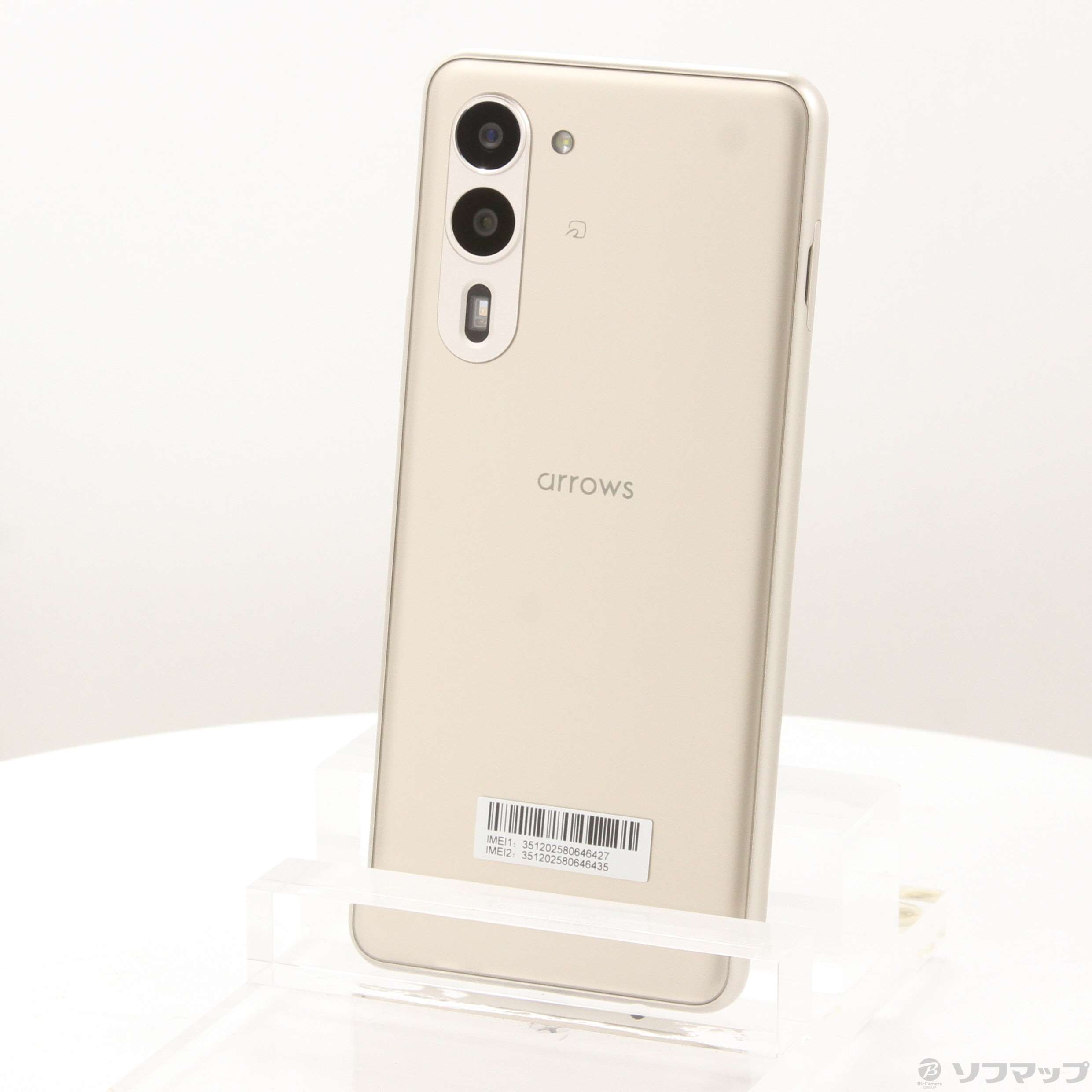 中古】arrows We2 Plus M06 256GB シャンパンシルバー SIMフリー