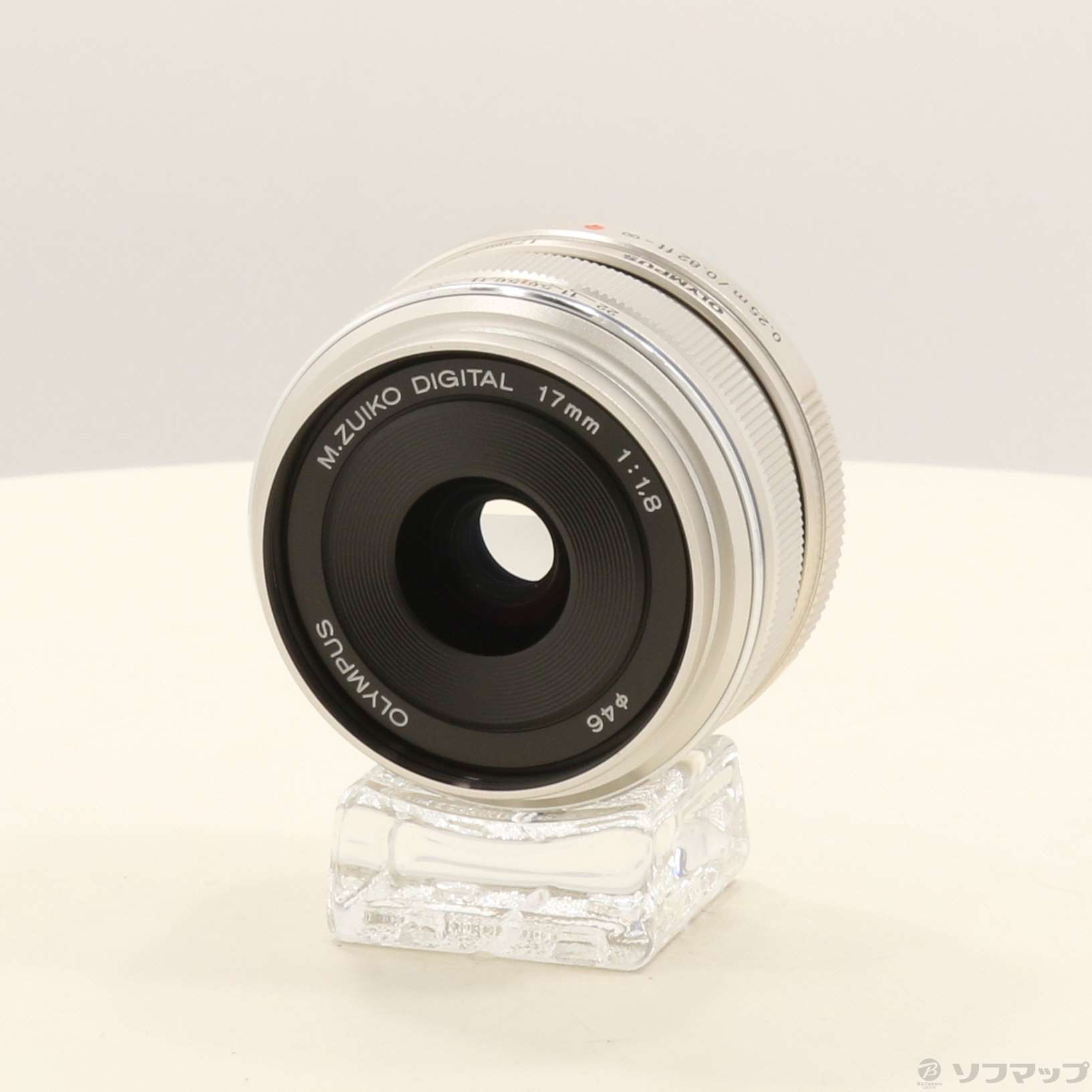 m.zuiko 17mm f1.8 シルバー 中古】M.ZUIKO DIGITAL 17mm F1.8 シルバー μ4／3 [2133073744750