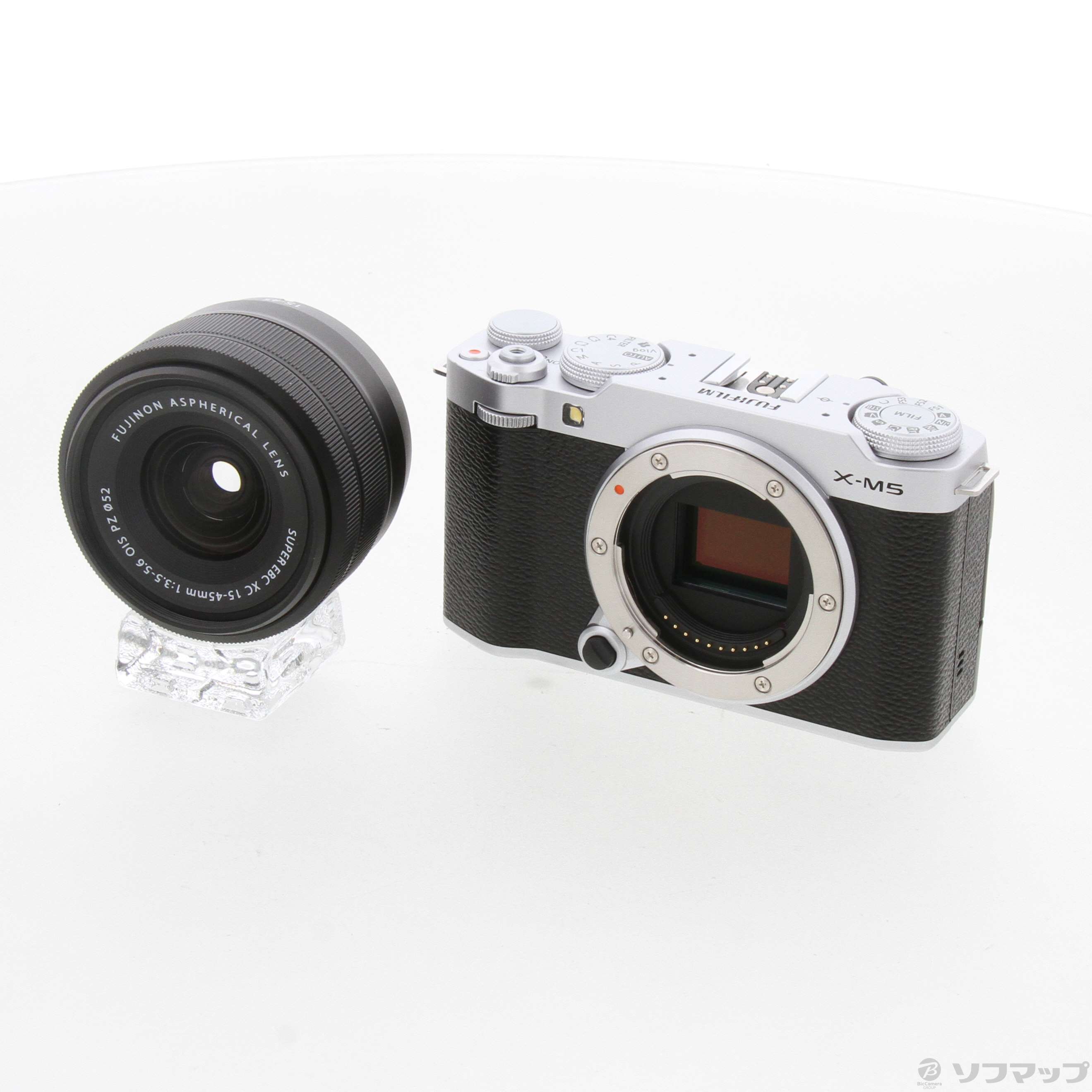 中古】期間特価対象品 FUJIFILM X-M5 XC15-45mmレンズキット シルバー