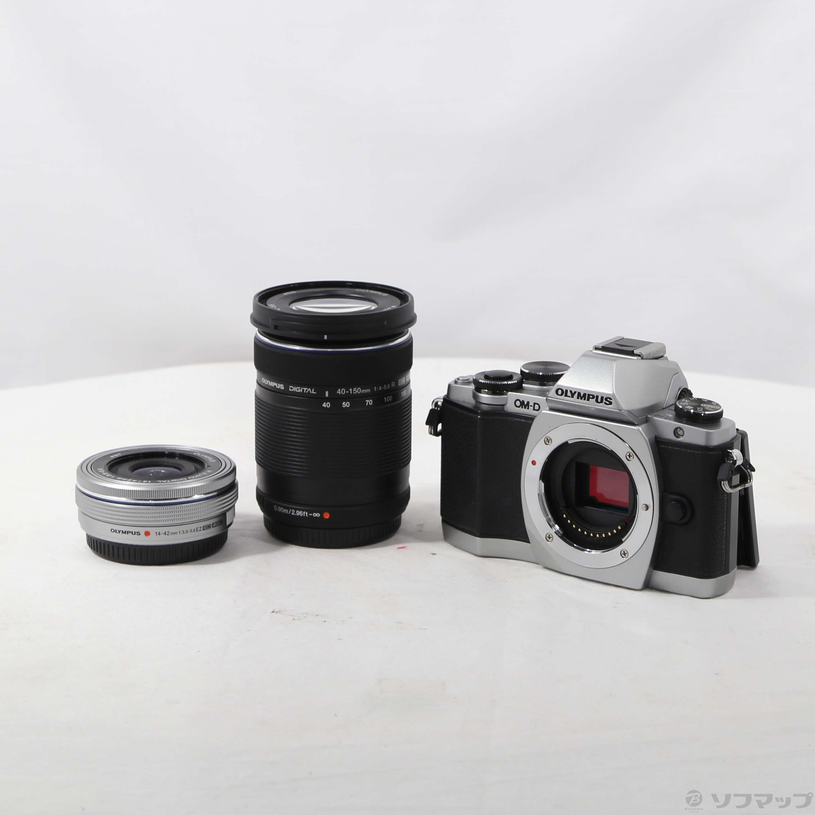 中古】期間特価対象品 OM-D E-M10 EZ ダブルズームキット (シルバー