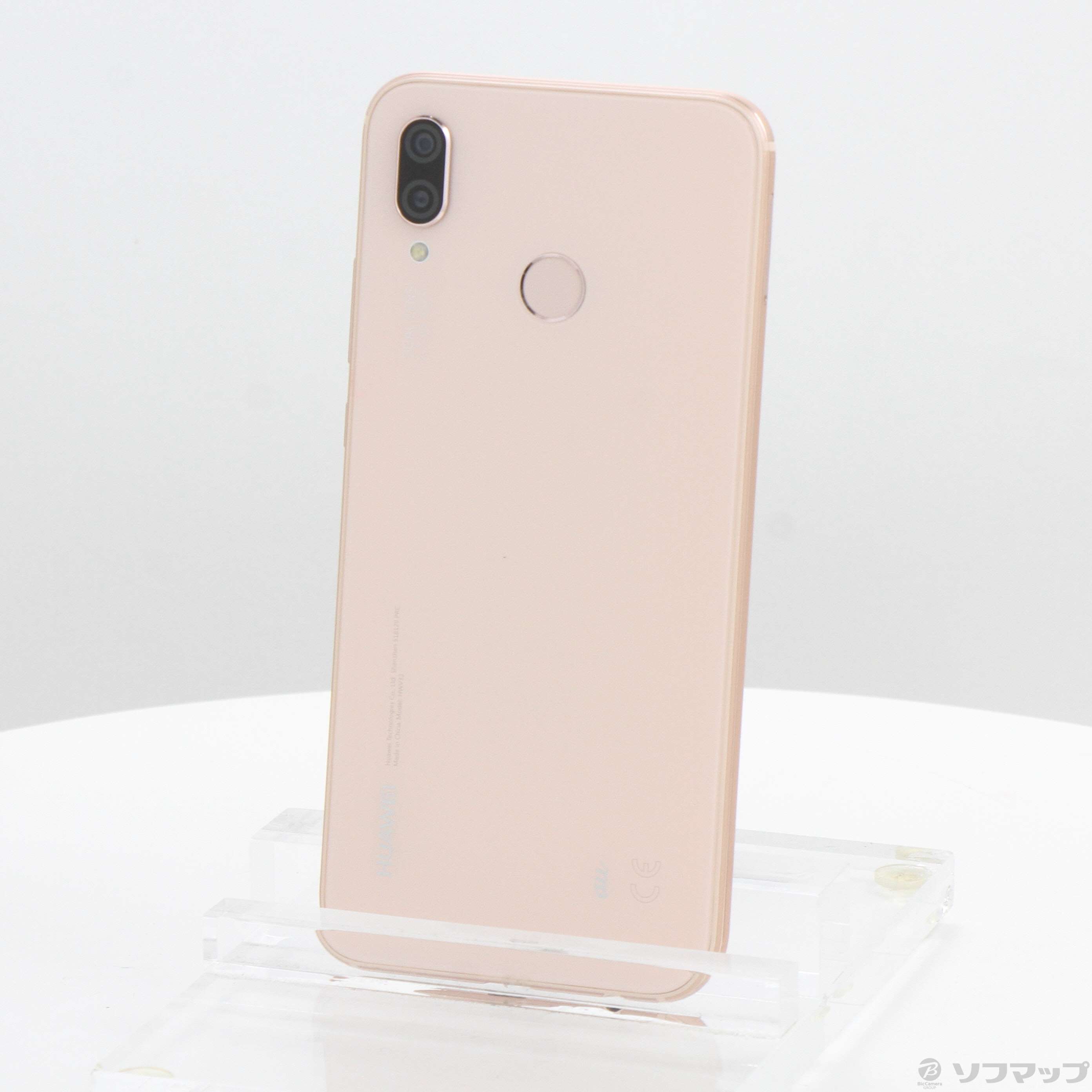 中古】HUAWEI P20 lite 64GB サクラピンク HWV32 auロック解除SIM