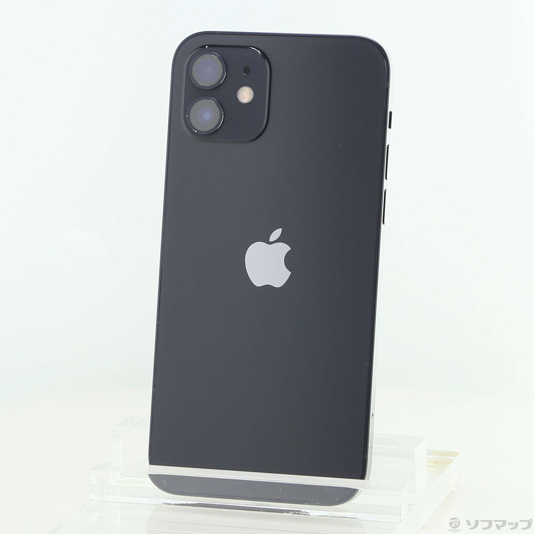 中古】iPhone12 64GB ブラック MGHN3J／A SIMフリー [2133074507484