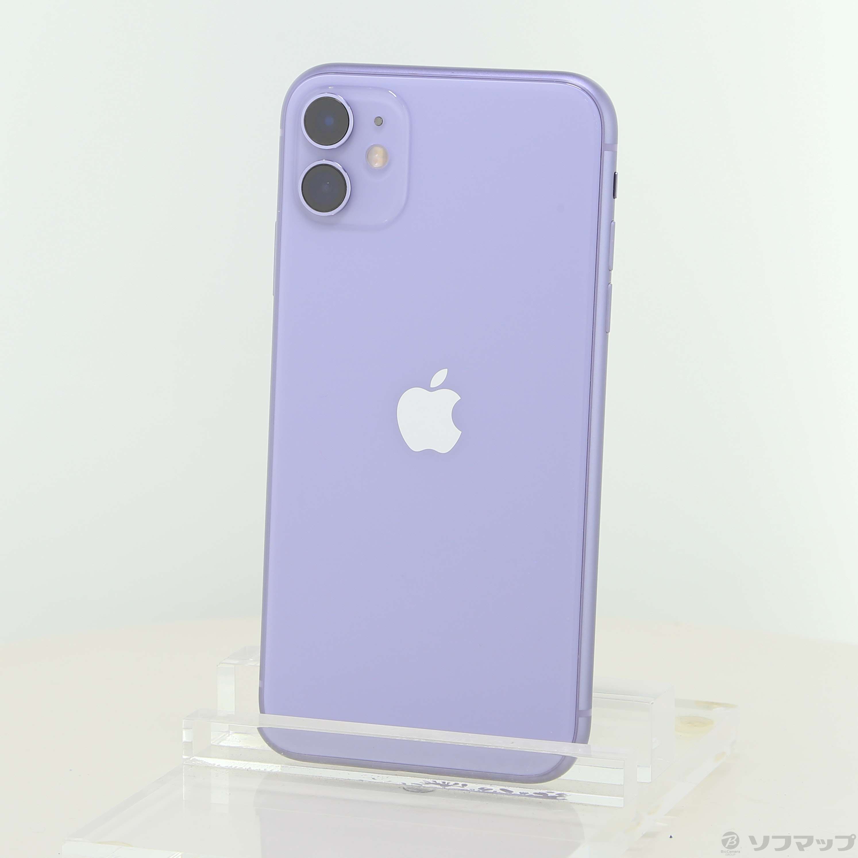 中古】iPhone11 64GB パープル NWLX2J／A SIMフリー [2133075374030
