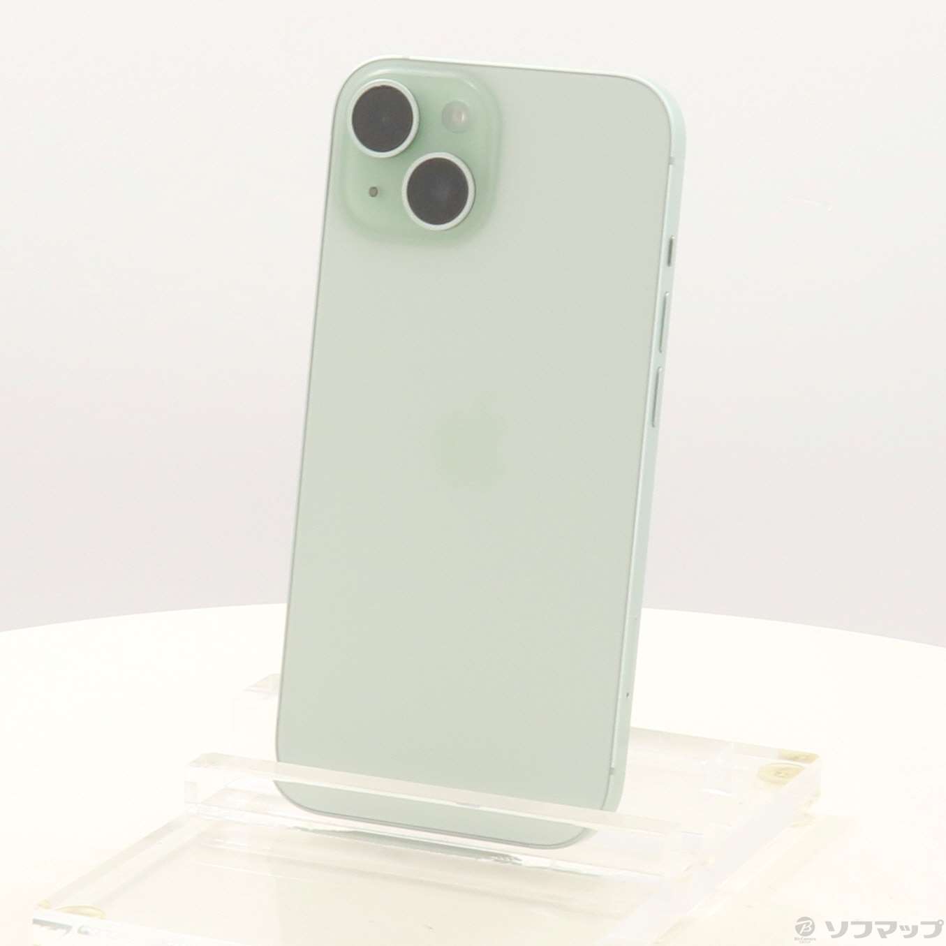 ● 美品 iPhone15 256GB グリーン MTMT3J/A SIMフリー 中古】iPhone15 256GB グリーン MTMT3J／A SIMフリー [2133076503705