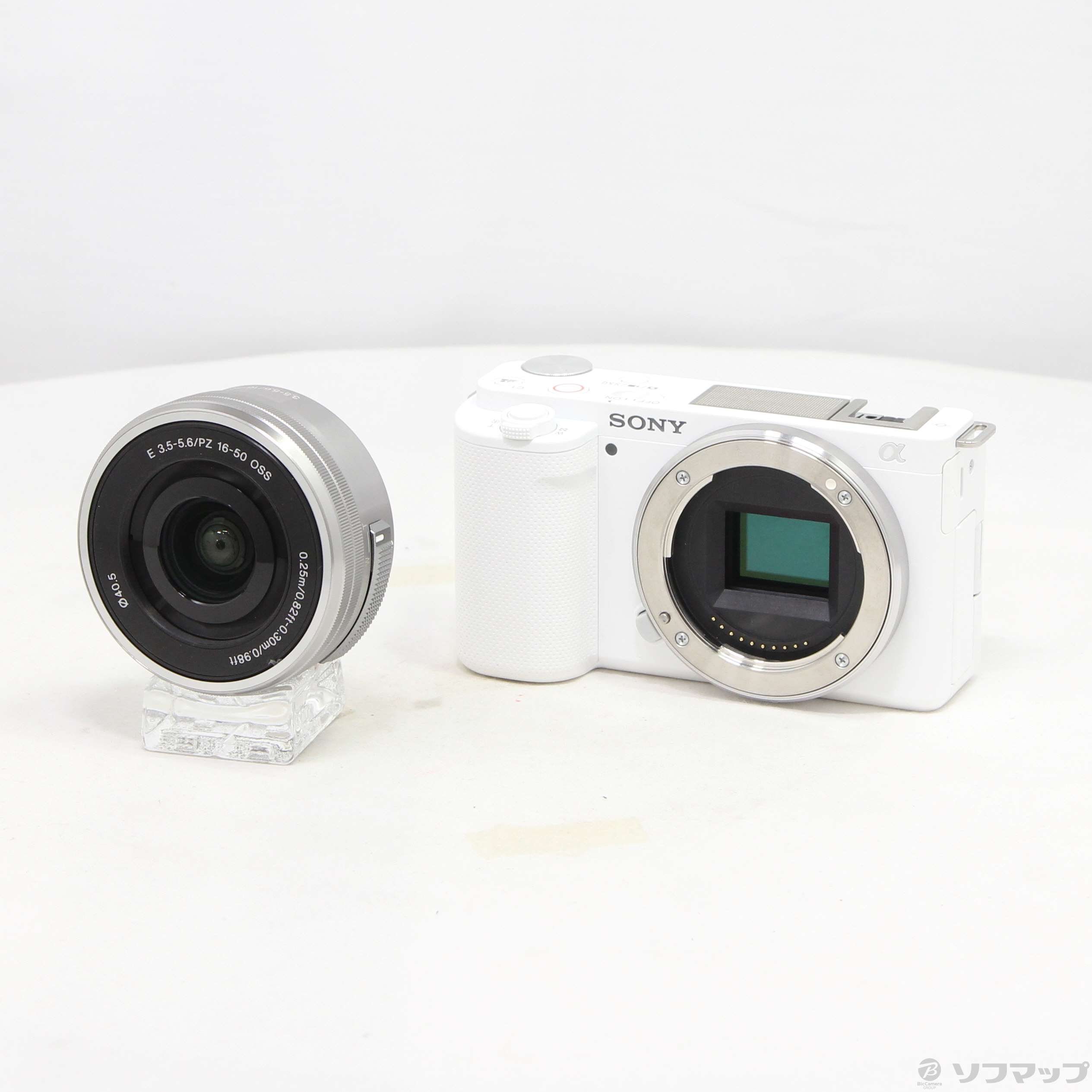 中古】VLOGCAM ZV-E10L パワーズームレンズキット ホワイト