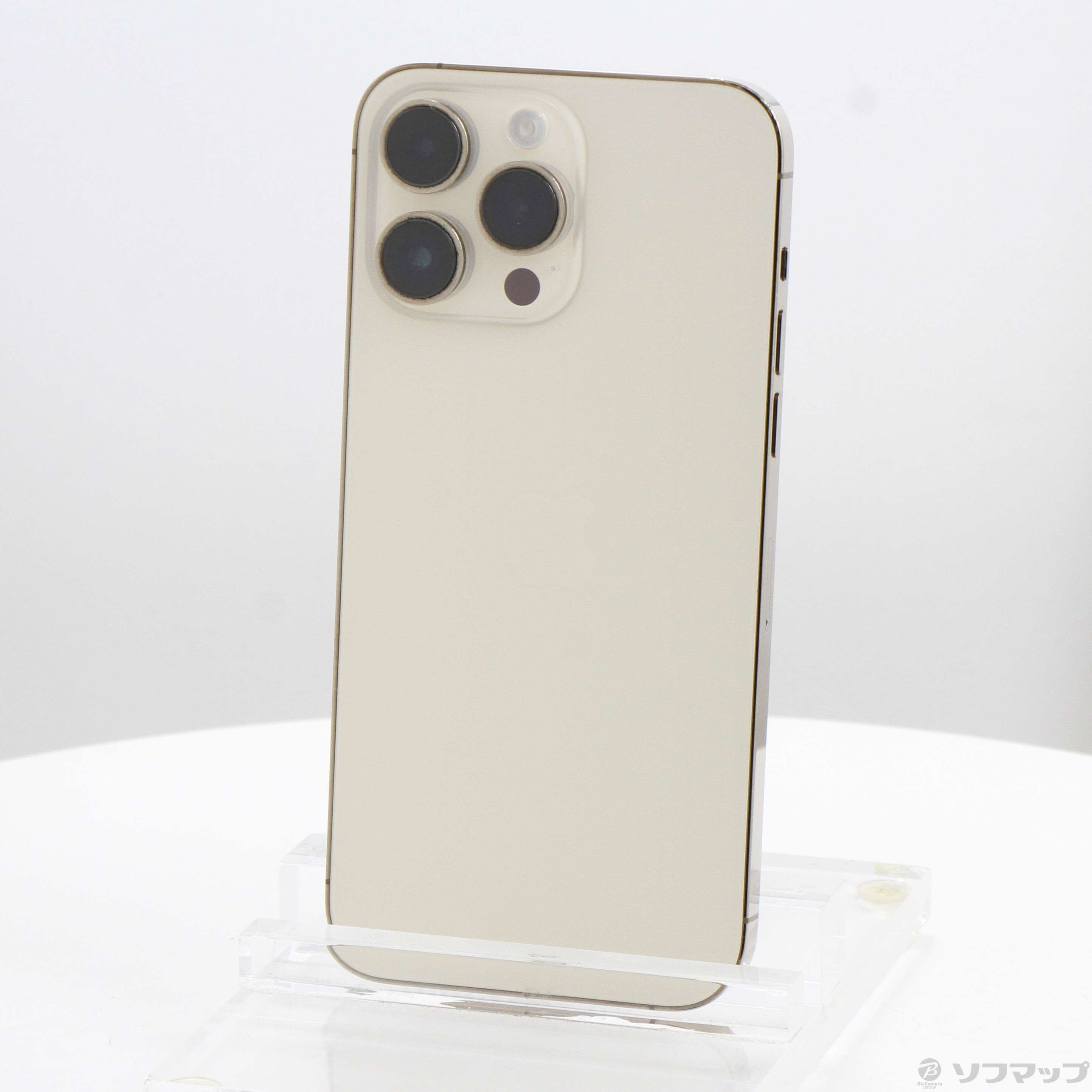 中古】iPhone14 Pro Max 256GB ゴールド MQ9D3J／A SIMフリー