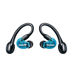 SHURE(肯定)全部的无线入耳式耳机AONIC 215(第2代)穿过朗讯蓝色SE21DYBL+TW2-A[无线(左右分离)/Bluetooth对应]