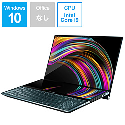 ノートパソコン ZenBook Pro Duo セレスティアルブルー UX581GV-9980 ［15.6型 /Windows10 Pro /intel Core i9 /無し /メモリ：32GB /SSD：1TB /2019年8月モデル］