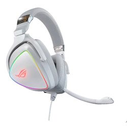 ゲーミングヘッドセット ROG Delta ハイレゾ対応 ホワイト ［USB-C＋USB-A /両耳 /ヘッドバンドタイプ］