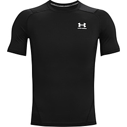 メンズ UAヒートギアアーマー ショートスリーブ シャツ UA HG Armour Comp SS(MDサイズ/Black×White) 1361518 UNDER ARMOUR Black×White 1361518 ［メンズ］