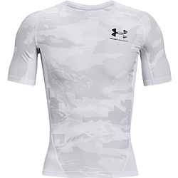メンズ UAアイソチル コンプレッション ショートスリーブ(XXLサイズ/ホワイト×ブラック) 1361514 UNDER ARMOUR WHT/BLK 1361514 ［メンズ］