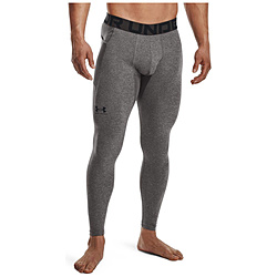 メンズ UAコールドギアアーマー レギンス (XXLサイズ/チャコールライトヘザー) 1366075 UNDER ARMOUR CGT/BLK 1366075 ［メンズ /XXLサイズ］