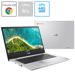 ノートパソコン Chromebook Flip CM1（CM1400） トランスペアレントシルバー CM1400FXA-EC0010 ［14.0型 /Chrome OS /AMD 3000Ceシリーズ /メモリ：8GB /eMMC：64GB /無し /2021年10月モデル］
