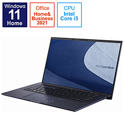ノートパソコン ExpertBook B9 スターブラック B9400CBA-KC0207WS ［14.0型 /Windows11 Home /intel Core i5 /メモリ：16GB /SSD：512GB /Office HomeandBusiness /日本語版キーボード /2022年8月モデル］