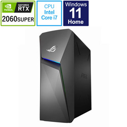 ASUS(エイスース) G10CE-I7R2060SBY ゲーミングデスクトップパソコン ROG Strix グレー ［モニター無し /intel Core i7 /メモリ：16GB /SSD：1TB /2022年9月モデル］