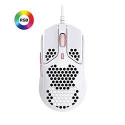 ゲーミングマウス Pulsefire Haste ホワイト/ピンク 4P5E4AA ［光学式 /有線 /6ボタン /USB］