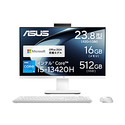 ASUS(GCX[X) V440VAK-WPC026WS fXNgbvp\R V400 AiO (V440VAK)(365 Basic+Office Home&Business2024) zCg m23.8^ /Windows11 Home /intel Core i5 /F16GB /SSDF512GB /2025N6fn