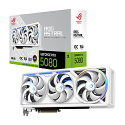 グラフィックボード (RTX5080 / 16G / 白)   ROG-ASTRAL-RTX5080-O16G-W ［GeForce RTXシリーズ /16GB］