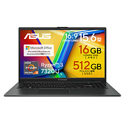 ASUS(GCX[X) m[gp\R Vivobook Go 15 ~bNXubN E1504FA-R3165BWS m15.6^ /Windows11 Home /AMD Ryzen 3 /F16GB /SSDF512GB /Office Ho