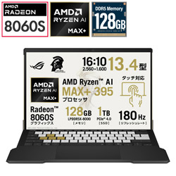 ASUS(�G�C�X�[�X) GZ302EAC-AI916C128G �Q�[�~���O�m�[�g�p�\�R�� ROG Flow Z13-KJP �f�Z�j�E���S�[���h �m13.4�^ /Windows11 Home /AMD Ryzen AI MAX /�������F128GB /SSD�F1TB /���{��ŃL�[�{�[�h�n