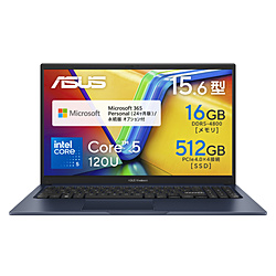 ASUS(�G�C�X�[�X) �m�[�g�p�\�R�� Vivobook 15 �N���C�G�b�g�u���[ X1504VA-C5165BUS