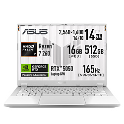ASUS(�G�C�X�[�X) FA401UH-R7R505016GW �Q�[�~���O�m�[�g�p�\�R�� TUF Gaming A14(RTX 5050) ���[�����C�g�z���C�g �m14.0�^ /Windows11 Home /AMD Ryzen 7 /�������F16GB /