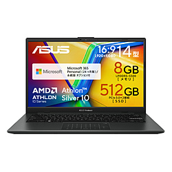 ASUS(�G�C�X�[�X) �m�[�g�p�\�R�� Vivobook Go 14 �~�b�N�X�u���b�N E1404FA-A8512BWS �m14.0�^ /Windows11 Home /AMD Athlon /�������F8GB /SSD�F512GB /M365 (24����)