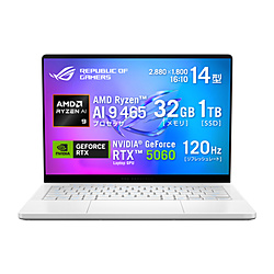 ASUS(�G�C�X�[�X) GA403GM-AI9R5060W �Q�[�~���O�m�[�g�p�\�R�� ROG Zephyrus G14 �v���`�i�z���C�g �mCopilot+ PC /14.0�^ /Windows11 Home /AMD Ryzen AI 9 /�������F32