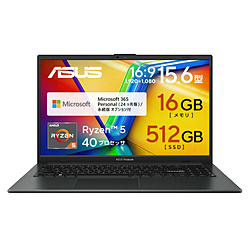 ASUS(�G�C�X�[�X) �m�[�g�p�\�R�� Vivobook Go 15 �~�b�N�X�u���b�N E1504FA-R5165BWS6 �m15.6�^ /Windows11 Home /AMD Ryzen 5 /�������F16GB /SSD�F512GB /M365 (24