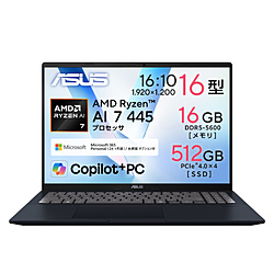 ASUS(�G�C�X�[�X) �m�[�g�p�\�R�� Vivobook 16 �N���C�G�b�g�u���[ M1607GA-AI7165BUS