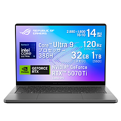 ASUS(�G�C�X�[�X) GU405AR-U9R5070TIG �Q�[�~���O�m�[�g�p�\�R�� ROG Zephyrus G14 �G�N���v�X�O���[ �mCopilot+ PC /14.0�^ /Windows11 Home /intel Core Ultra 9 /��