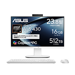 VM640GA-WPC006WS モニター一体型デスクトップPC V600 AiO (VM640GA) ホワイト