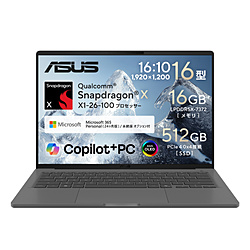 ASUS(�G�C�X�[�X) �m�[�g�p�\�R�� Zenbook SORA 16(UX3607) �A�C�X�����h�O���[ UX3607QA-PU16570GRS