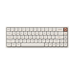IQUNIX �Q�[�~���O�L�[�{�[�h Magi65(Gold Red���E�p��z��) �I�[�N���z���C�g iq-magi65-wht-gold-red �m�L���E���C�����X /Bluetooth�EUSB�n