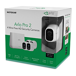Arlo Pro2 カメラ4台モデル VMS4430P100JPS[暗視対応 /有線・無線 /屋外対応] Arlo Pro 2  VMS4430P100JPS ［暗視対応 /有線・無線 /屋外対応］