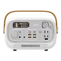 AUKEY移动电源PowerStudio 300白PS-RE03-WT[9输出/DC、USB-C充电、太阳能(另售)/USB Power Delivery对应][sof001]