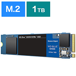 内蔵SSD PCI-Express接続 WD Blue SN550 NVMe SSD  WDS100T2B0C ［1TB /M.2］