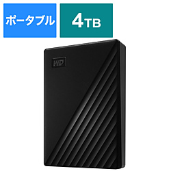 WDBPKJ0040BBK-JESN [ݡ֥뷿 /4TB] USB 3.1 Gen 1(USB 3.0)/2.0б ݡ֥HDD WD My Passport ֥å