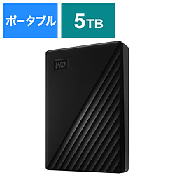 WDBPKJ0050BBK-JESN [ݡ֥뷿 /5TB] USB 3.1 Gen 1(USB 3.0)/2.0б ݡ֥HDD WD My Passport ֥å