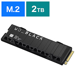 内蔵SSD PCI-Express接続 WD_BLACK SN850 NVMe SSD(With Heatsink)  WDS200T1XHE ［2TB /M.2］