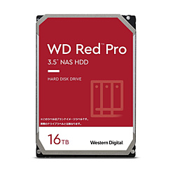 内蔵HDD SATA接続 WD Red Pro(NAS)  WD161KFGX ［16TB /3.5インチ］