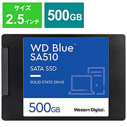 内蔵SSD SATA接続 WD Blue SA510  WDS500G3B0A ［500GB /2.5インチ］