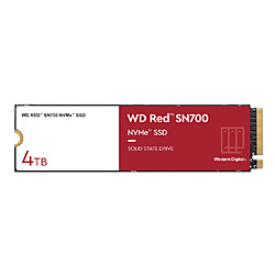 内蔵SSD PCI-Express接続 WD RED SN700(NAS)  WDS400T1R0C ［4TB /M.2］