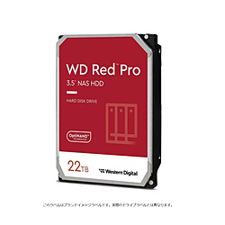 内蔵HDD SATA接続 WD Red Pro(NAS)  WD221KFGX ［22TB /3.5インチ］