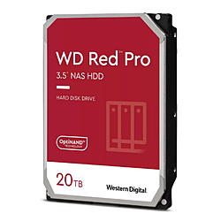 内蔵HDD SATA接続 WD Red Pro(NAS)  WD201KFGX ［20TB /3.5インチ］
