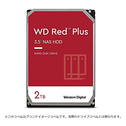 Western Digital HDD SATAڑ WD Red Plus(NAS)64MB  WD20EFPX m2TB /3.5C`n